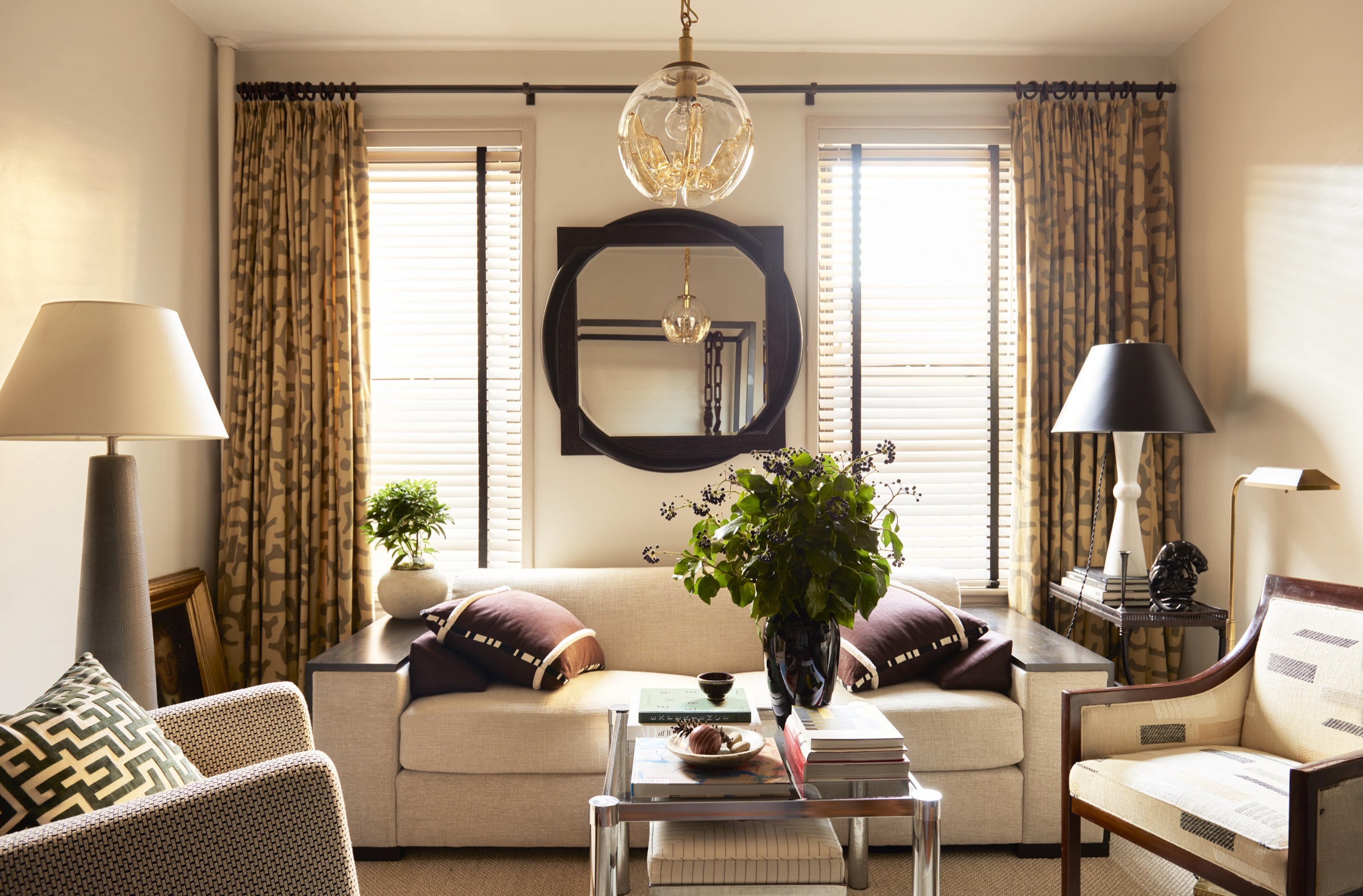 A personal room shaped by art, patina, and restraint.